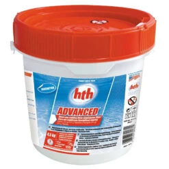 HTH Advanced 4,5kg - Chlore Lent Non Stabilisé En Galets De 255g