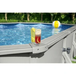 Piscine Hors Sol Hydrium Ovale Grise Bestway 6,10 X 3,60 X 1,20m -Promos Maison Piscine Boutique piscine hors sol hydrium ovale grise bestway 610 x 360 x 120m 3