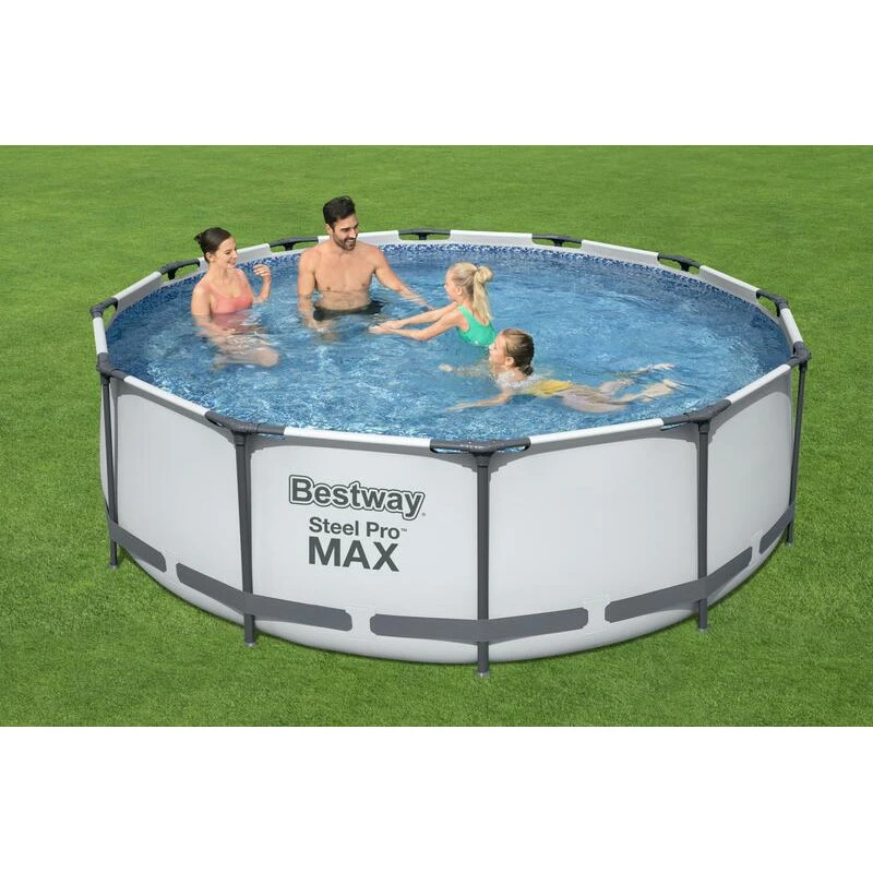 Piscine Tubulaire Ronde Bestway Steel Pro Max 3,66x ↕1,00m 6 Piscine Tubulaire Ronde Bestway Steel Pro Max 3,66x ↕1,00m – Image 4