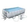 Piscine Tubulaire Rectangulaire Bestway Power Steel 4,04x 2,01x ↕1,00m Avec Filtre à Sable -Promos Maison Piscine Boutique piscine tubulaire bestway power steel frame 404x 201x 100m