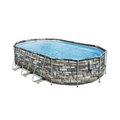 Piscine Tubulaire Ovale Bestway Power Steel Avec Borne De Massage 6,10 X 3,66 X 1,22m Aspect Pierres 9 Piscine Tubulaire Ovale Bestway Power Steel Avec Borne De Massage 6,10 X 3,66 X 1,22m Aspect Pierres -Promos Maison Piscine Boutique piscine tubulaire ovale bestway power steel comfort jet aspect pierres 610 x 366 x 122m 2