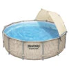 Piscine Tubulaire Ronde Bestway Power Steel 3,96 X 1,07m Aspect Rotin Beige Avec Canopy 2 Piscine Tubulaire Ronde Bestway Power Steel 3,96 X 1,07m Aspect Rotin Beige Avec Canopy -Promos Maison Piscine Boutique piscine tubulaire ronde aspect rotin beige avec canopy bestway 396 x 107m