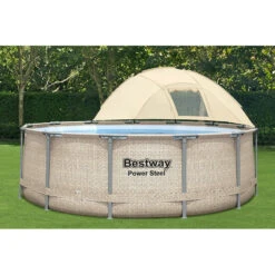 Piscine Tubulaire Ronde Bestway Power Steel 3,96 X 1,07m Aspect Rotin Beige Avec Canopy 8 Piscine Tubulaire Ronde Bestway Power Steel 3,96 X 1,07m Aspect Rotin Beige Avec Canopy -Promos Maison Piscine Boutique piscine tubulaire ronde aspect rotin beige avec canopy bestway 396 x 107m 3